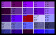 ASCII Color Chart