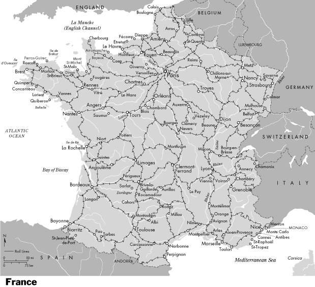 Map of France