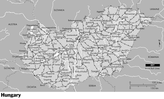 Map of Hungary