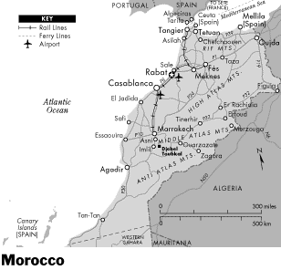 Map of Morcco