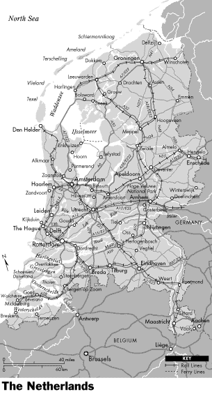 Map of The Netherlands