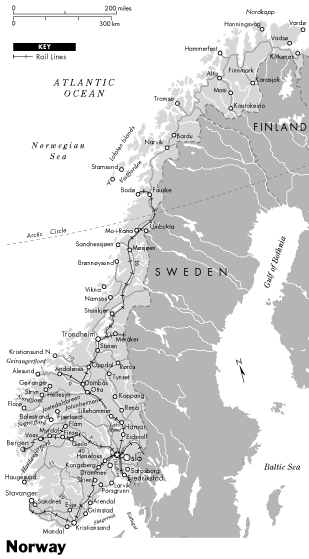 Map of Norway