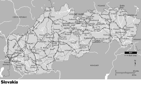 Map of Slovakia