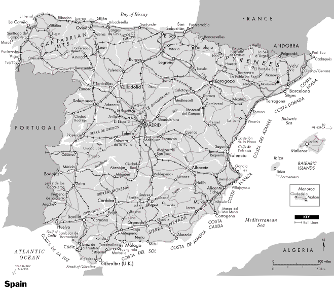 Map of Spain