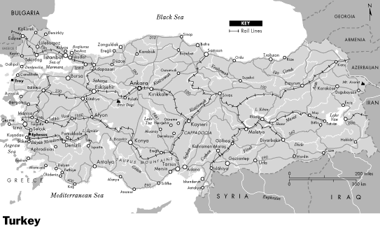 Map of Turkey