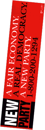 New Party Bumper Sticker