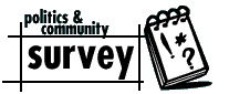 politics & community survey