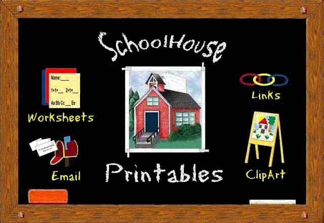 Image map of SchoolHouse Printables