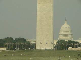 Capitol building, with monocular, 1.6x zoom, cropped