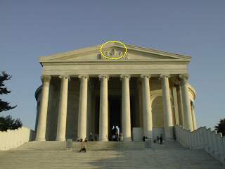 Jefferson Memorial, without monocular