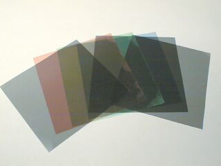 Gelatin filter sheets