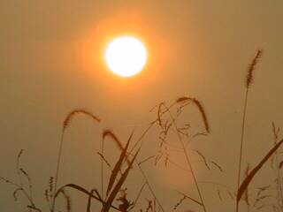 Sunset, with monocular, 1.6x zoom
