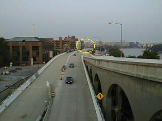 Whitehurst Freeway, without monocular